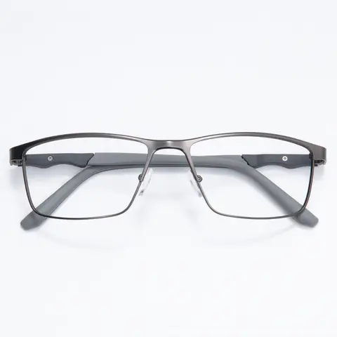 Rectangle Black/Gray Eyeglasses