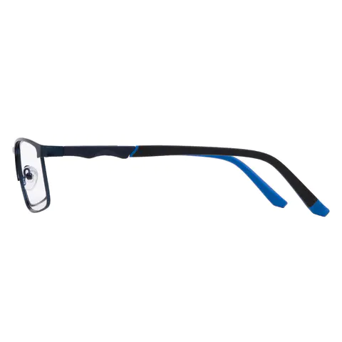 Rectangle Black/Blue Eyeglasses