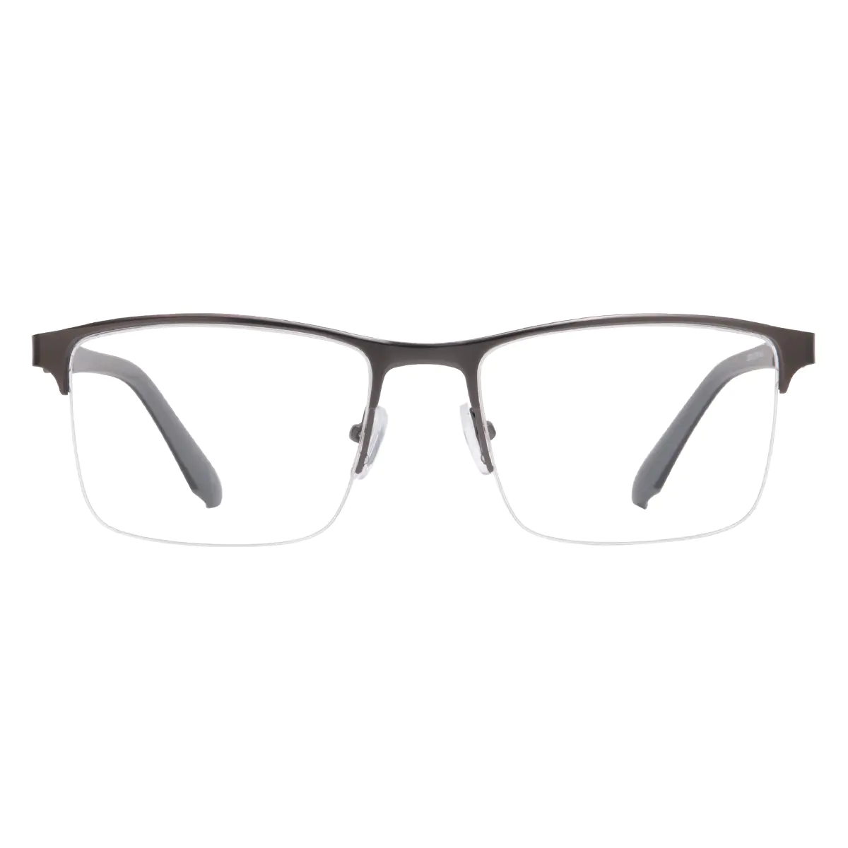 Rectangle Grey Eyeglasses
