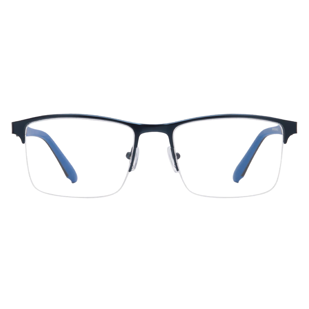 Rectangle Black/Blue Eyeglasses
