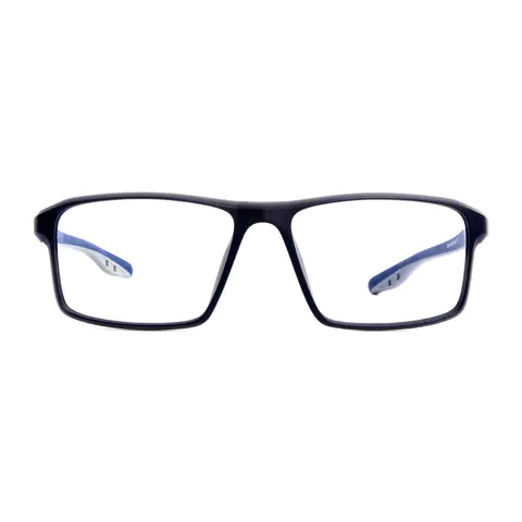 Rectangle Black/Blue Eyeglasses