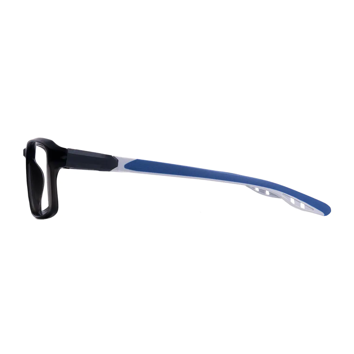 Rectangle Black/Blue Eyeglasses
