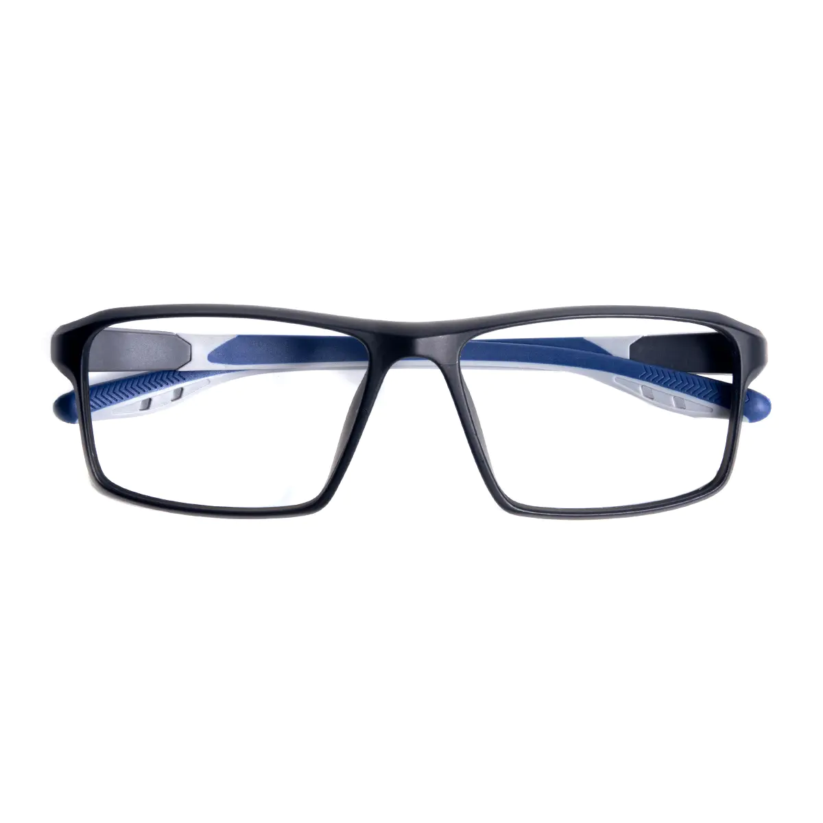 Rectangle Black/Blue Eyeglasses
