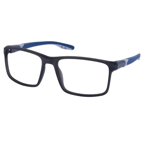 Rectangle Black/Blue Eyeglasses