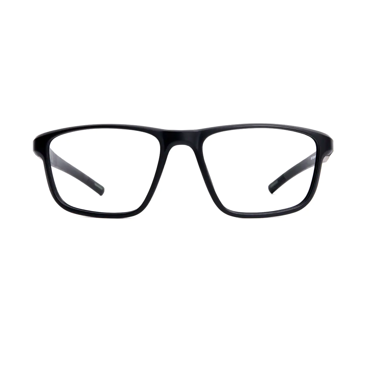Rectangle Black/Green Eyeglasses