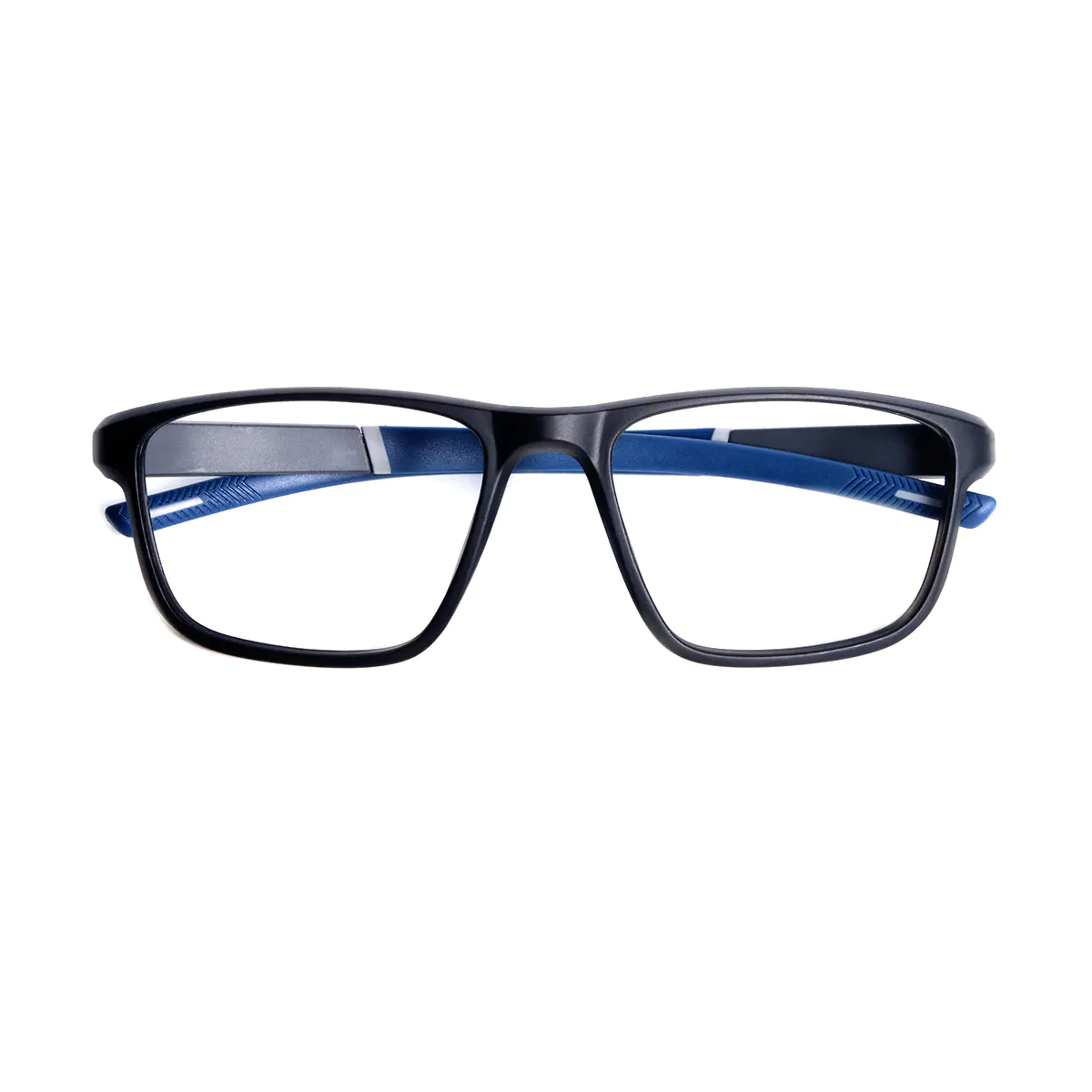 Rectangle Black/Blue Eyeglasses