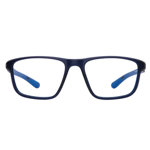Rectangle Black/Blue Eyeglasses