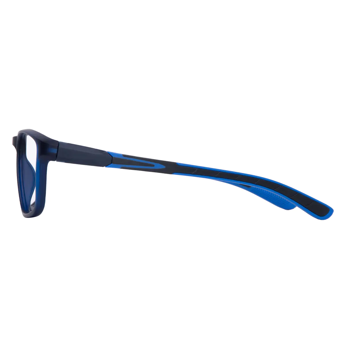 Rectangle Black/Blue Eyeglasses
