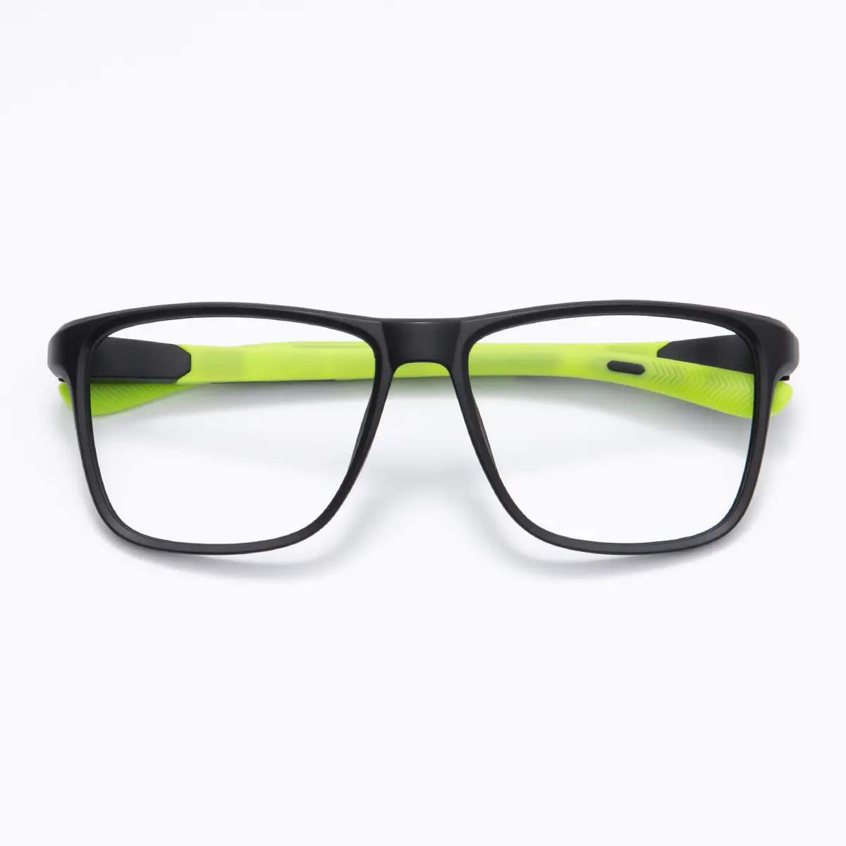 Square Black/Green Eyeglasses