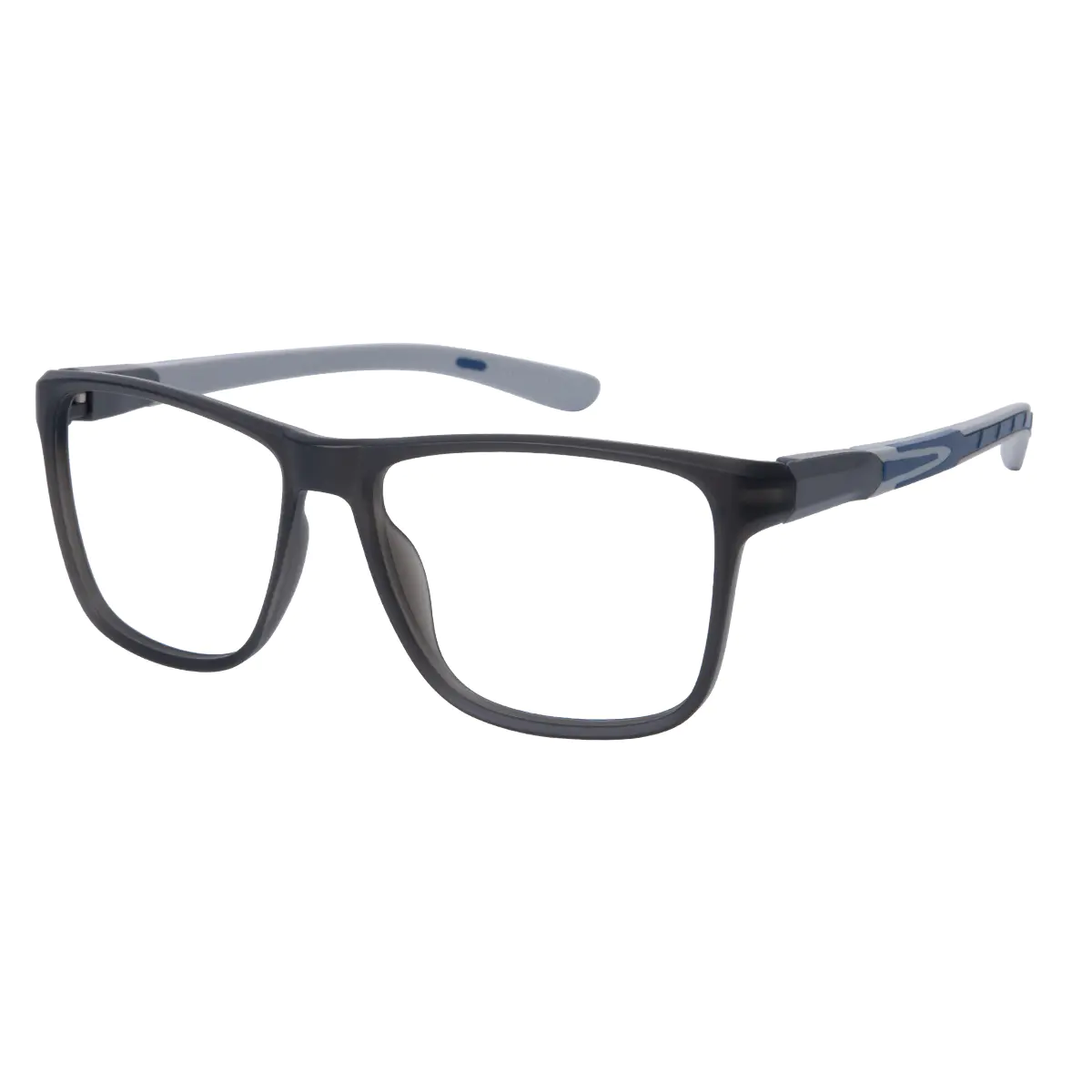 Square Black/Gray Eyeglasses
