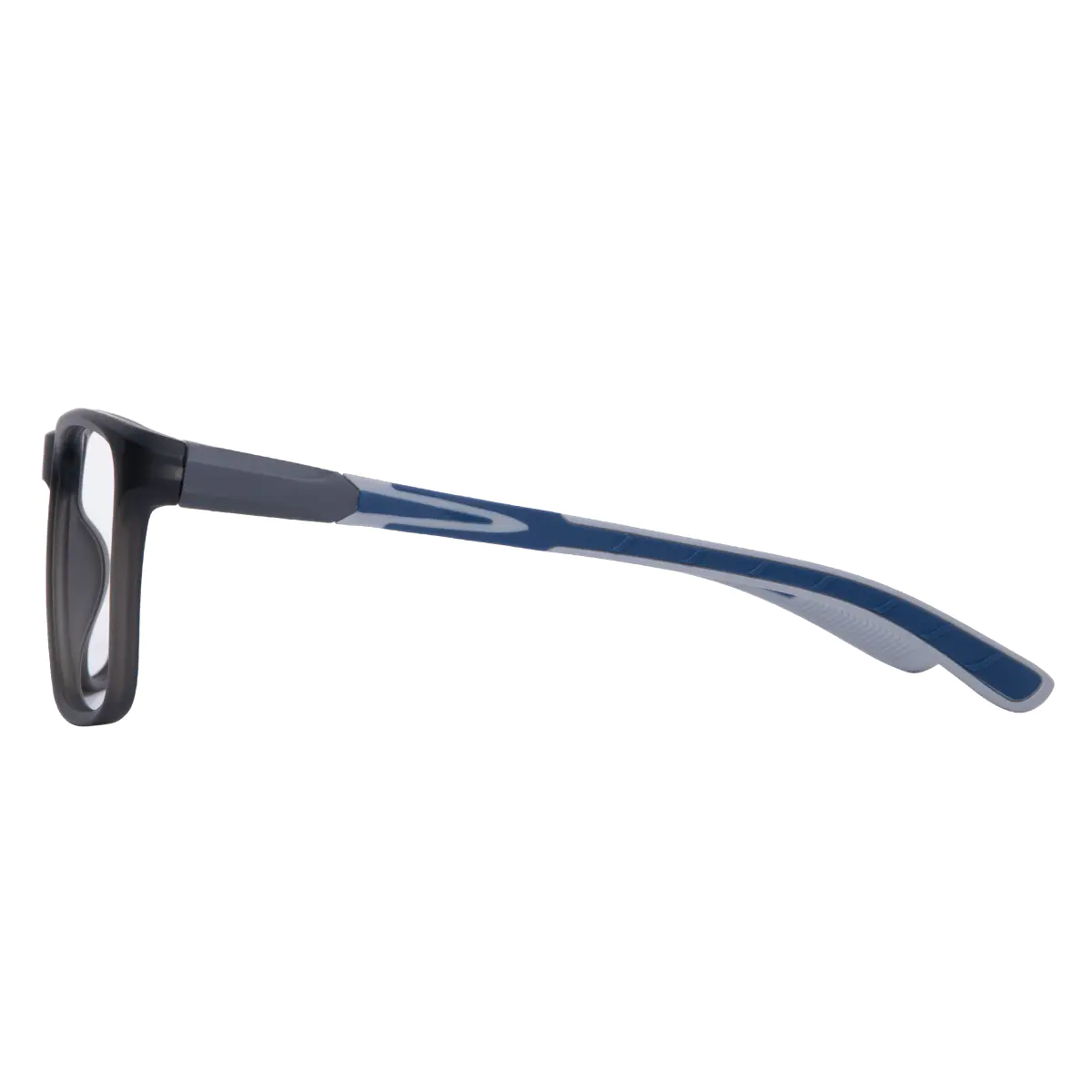 Square Black/Gray Eyeglasses