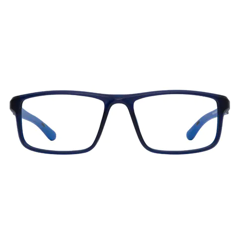 Rectangle Black/Blue Eyeglasses