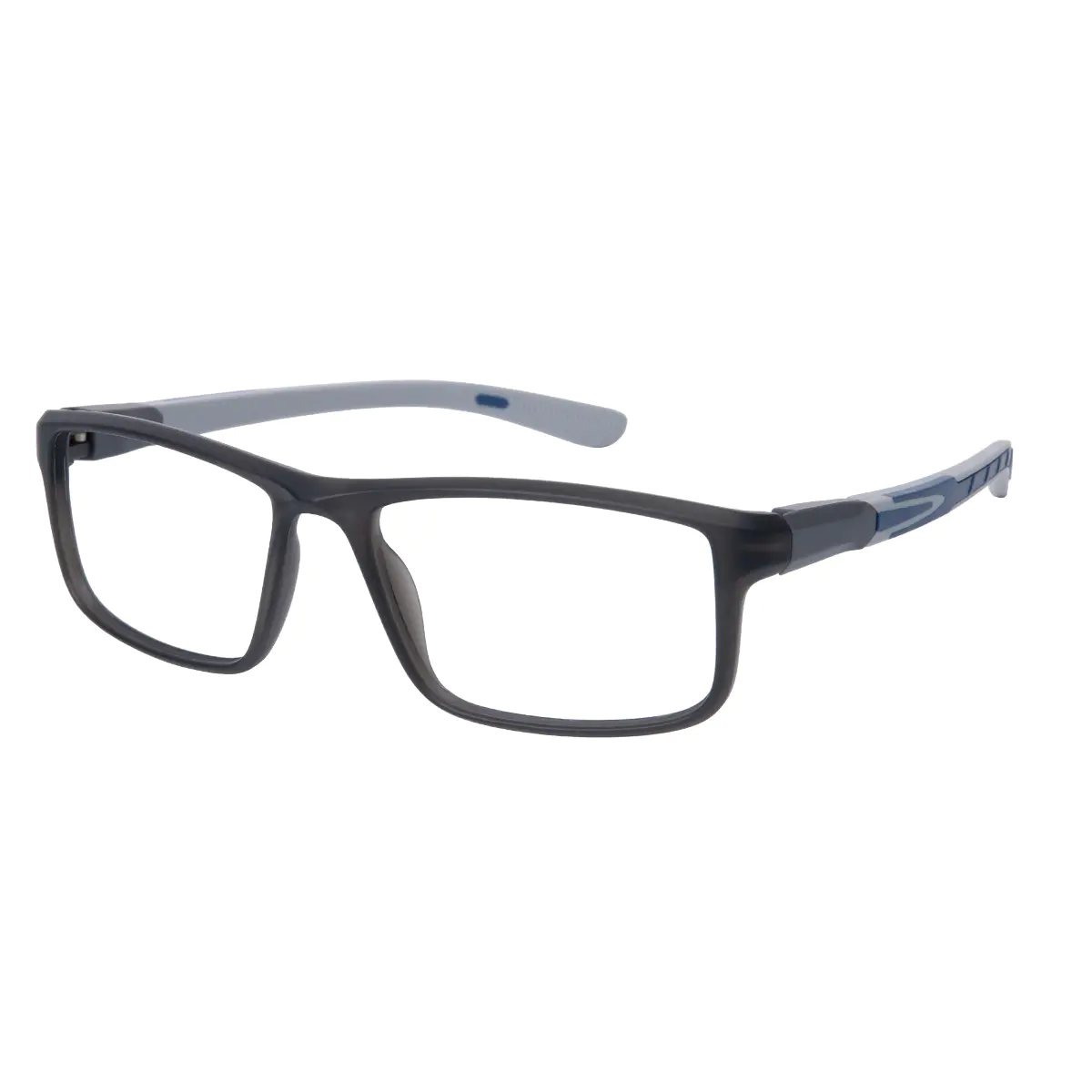 Rectangle Black/Gray Eyeglasses