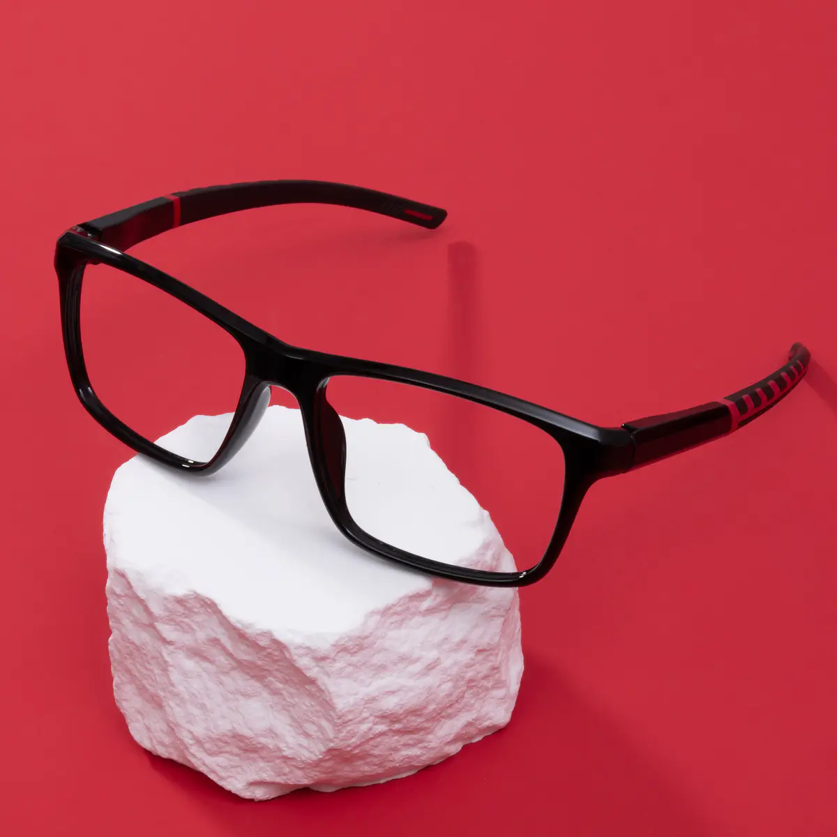 Rectangle Black Eyeglasses