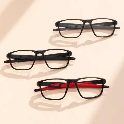 Rectangle Black Eyeglasses