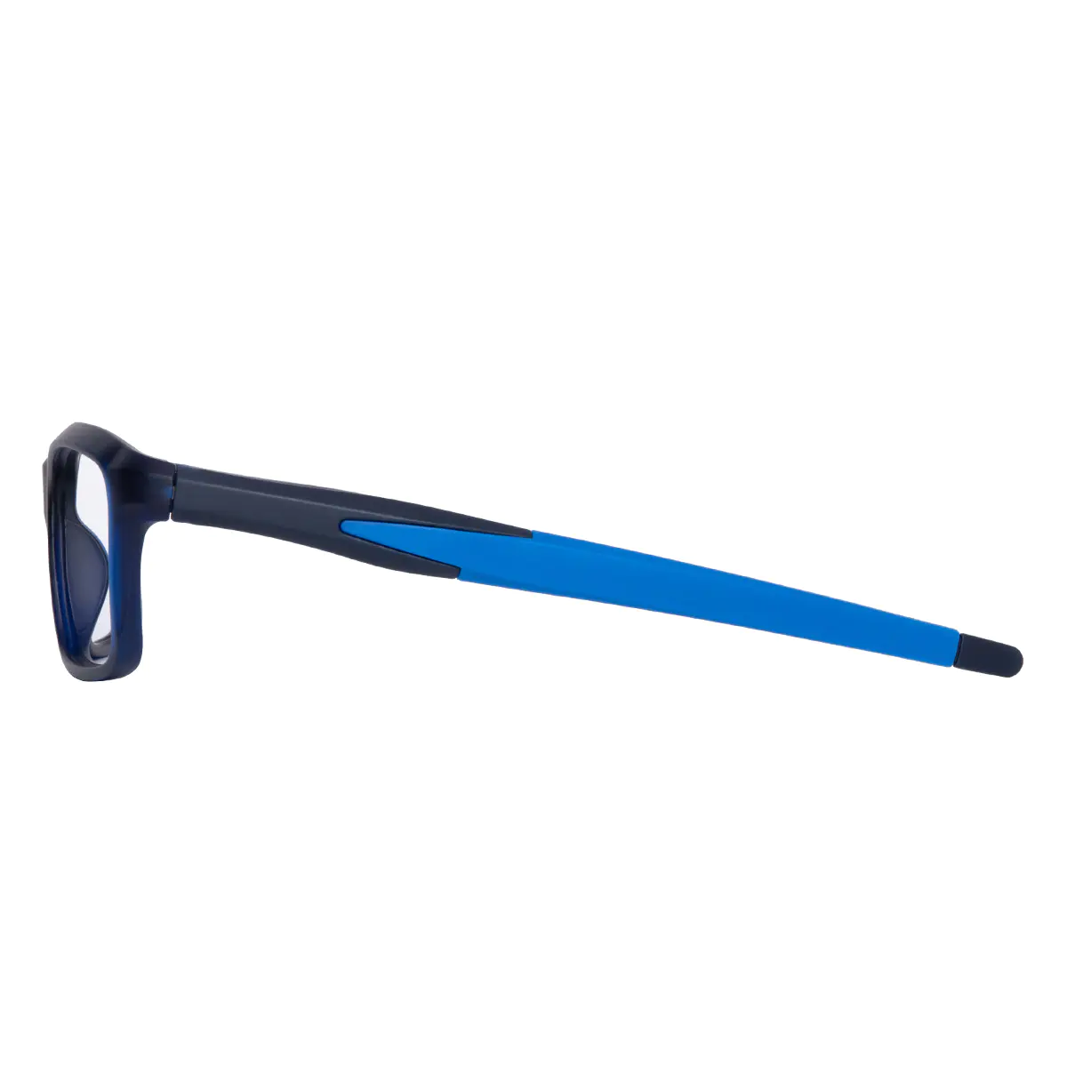 Rectangle Blue Eyeglasses