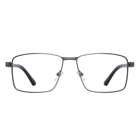 Rectangle Grey Eyeglasses