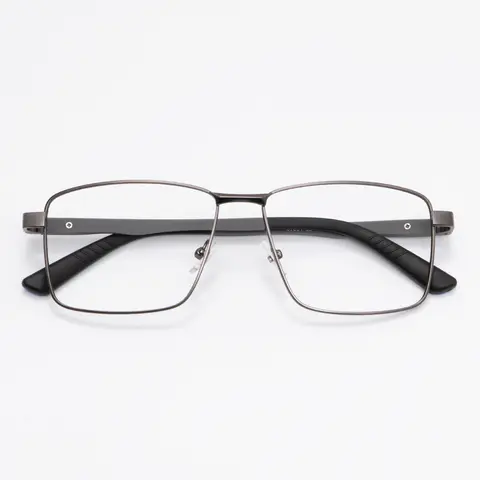 Rectangle Grey Eyeglasses