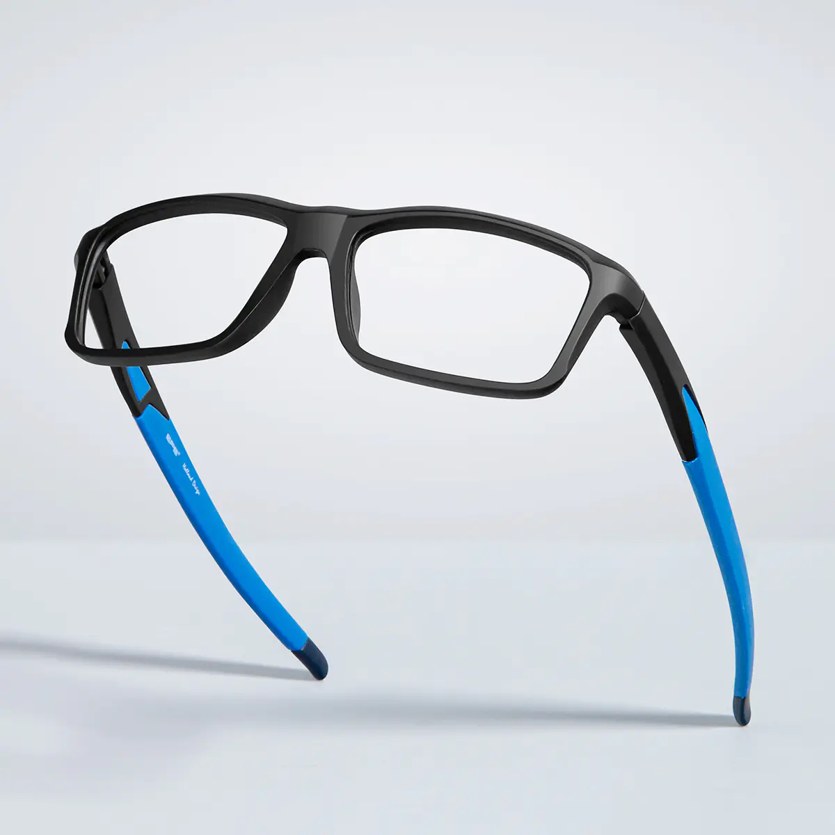 Rectangle Blue Eyeglasses