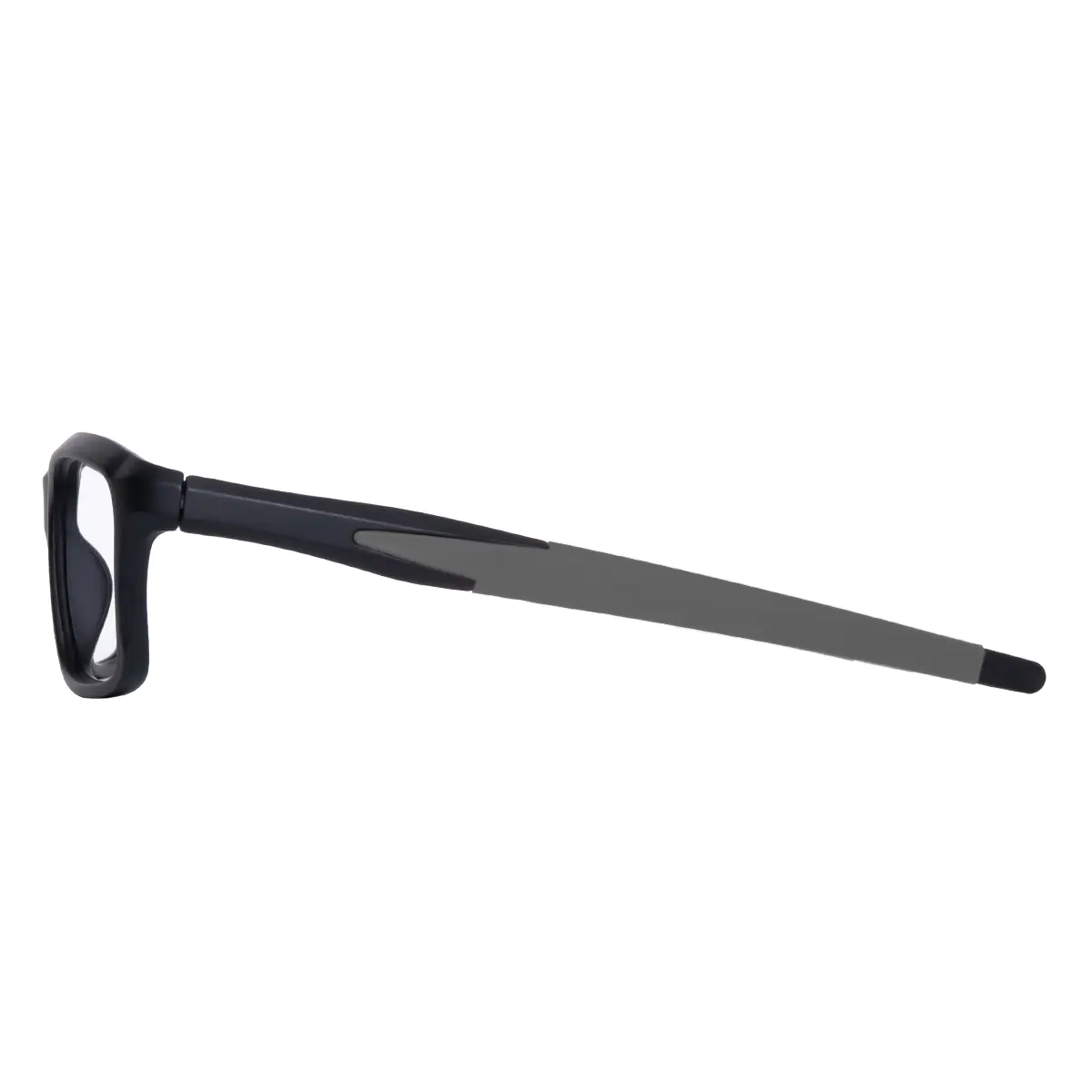 Rectangle Black/Gray Eyeglasses