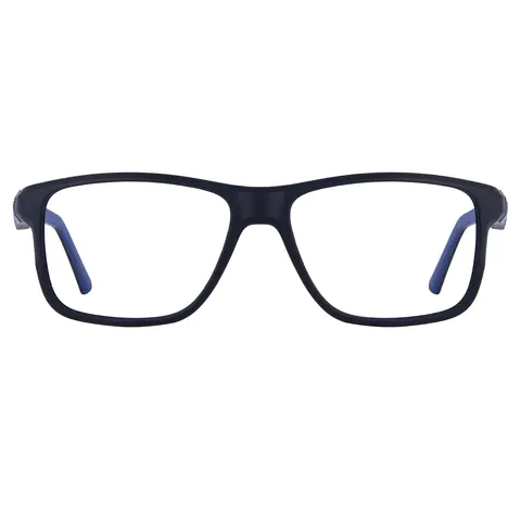 Rectangle Black/Blue Eyeglasses