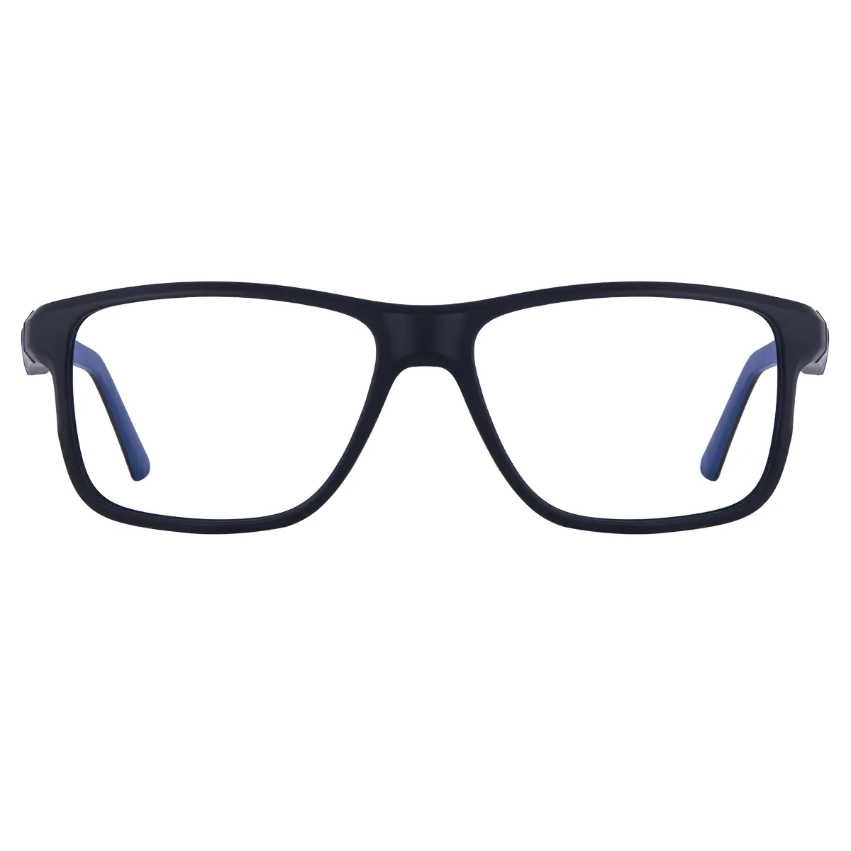 Rectangle Black/Blue Eyeglasses