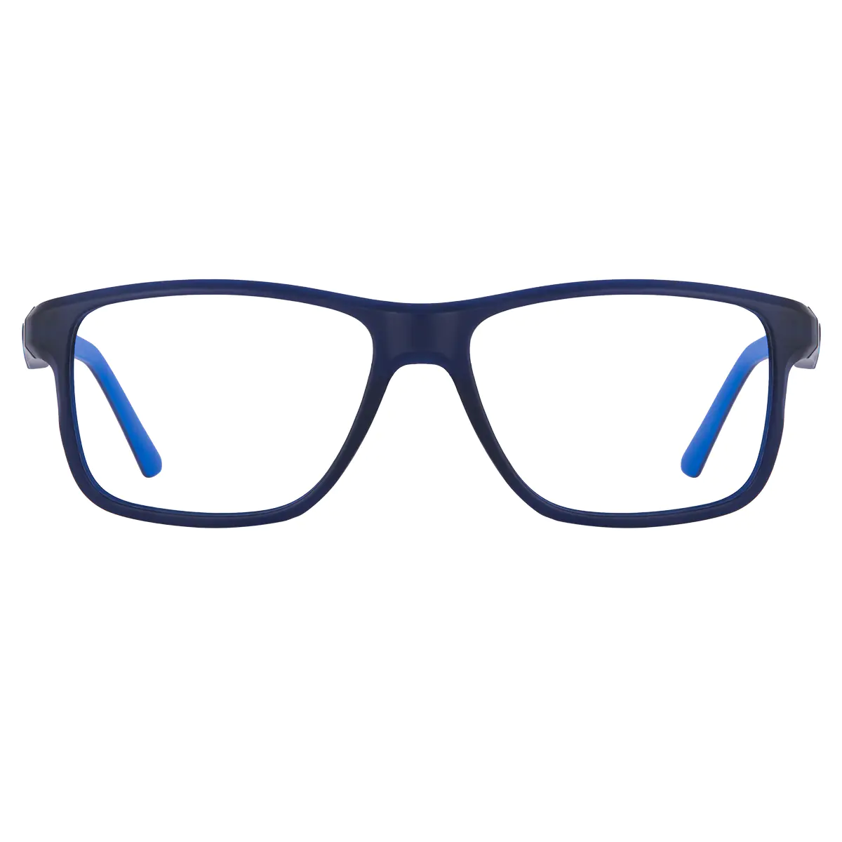 Rectangle Blue Eyeglasses