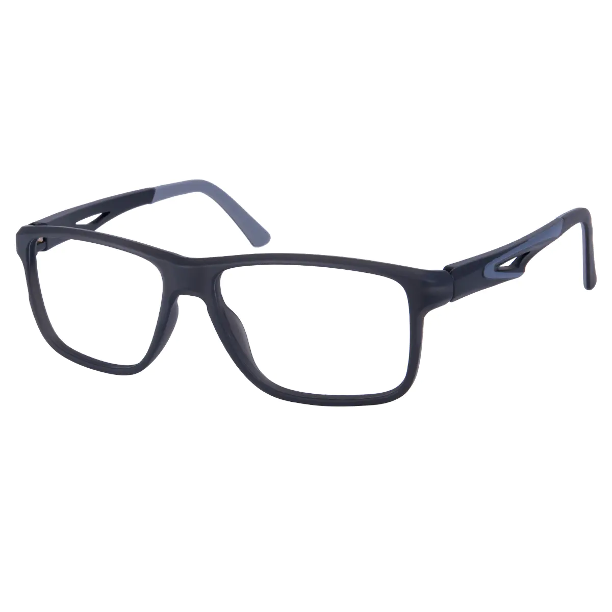 Rectangle Black/Gray Eyeglasses