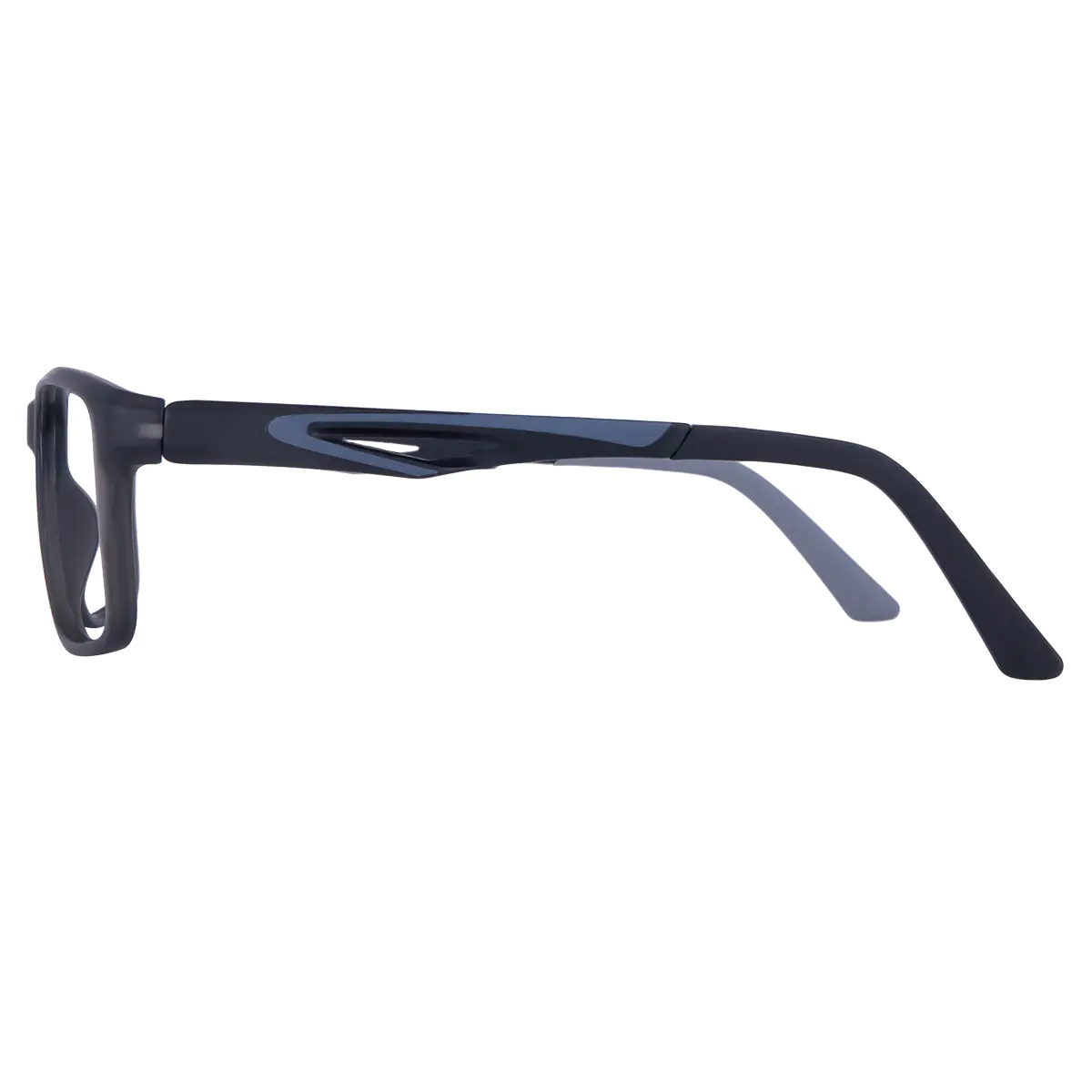 Rectangle Black/Gray Eyeglasses