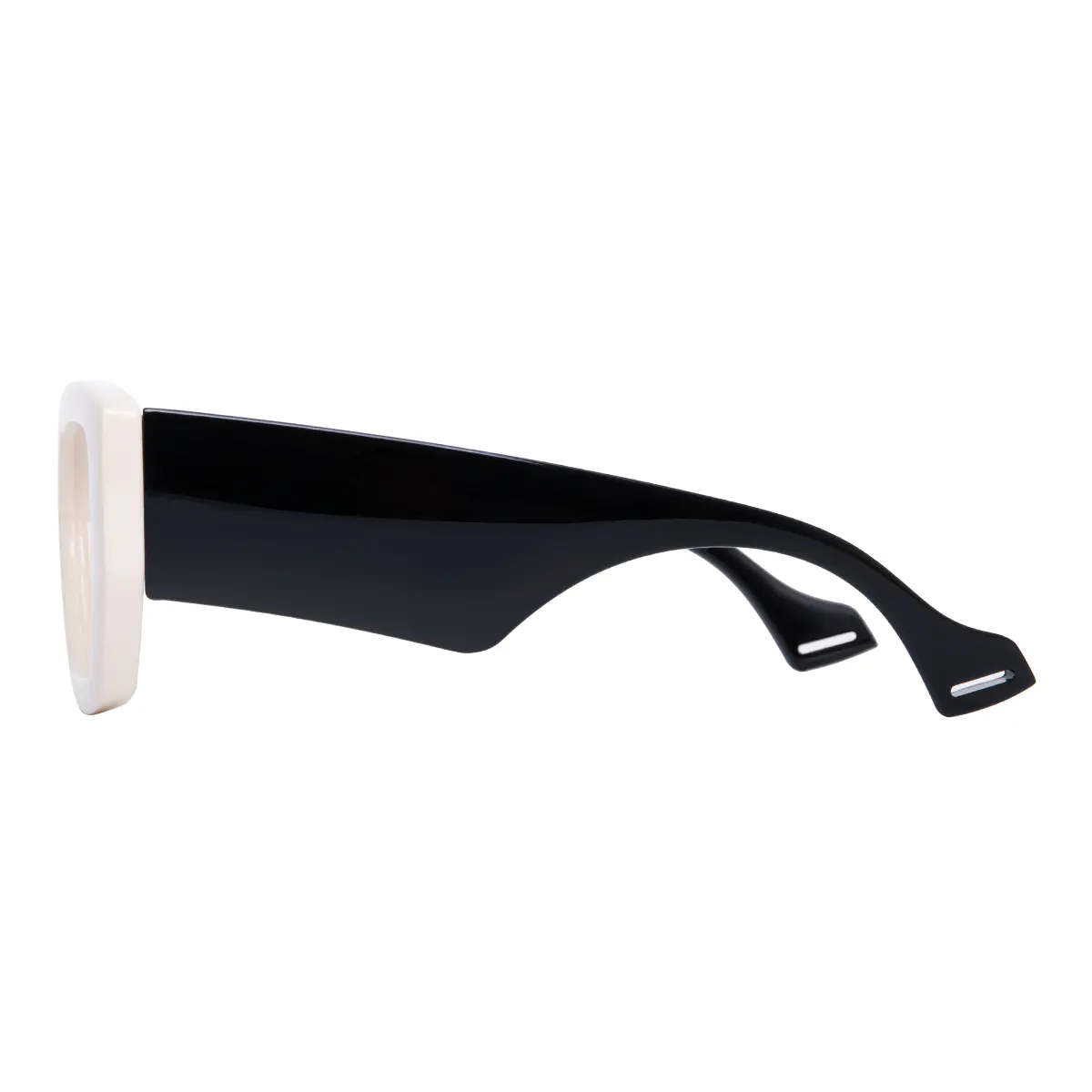Square White Eyeglasses