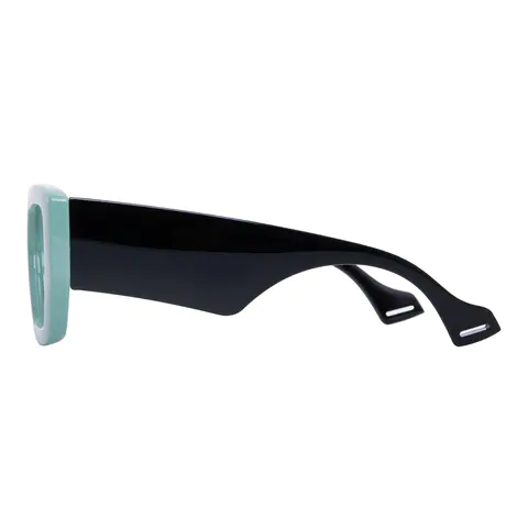 Square Green Eyeglasses