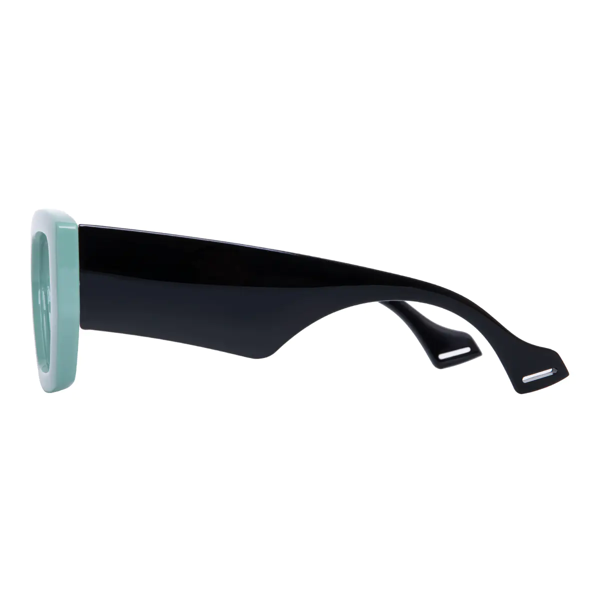 Square Green Eyeglasses