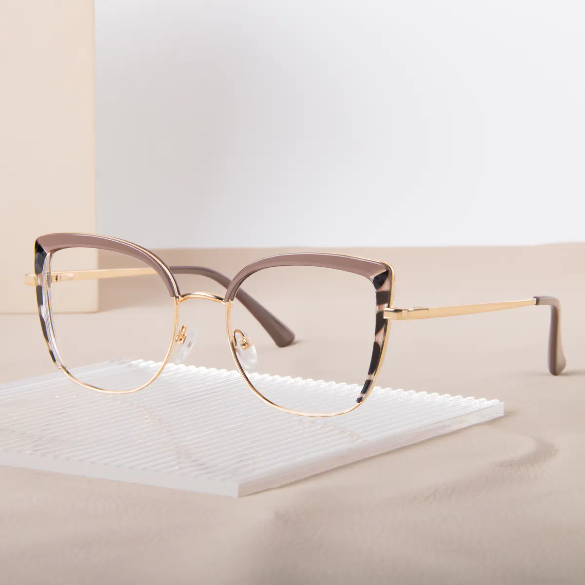 Square Brown/Tortoiseshell Eyeglasses