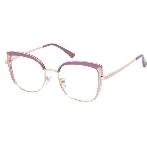 Square Purple Eyeglasses
