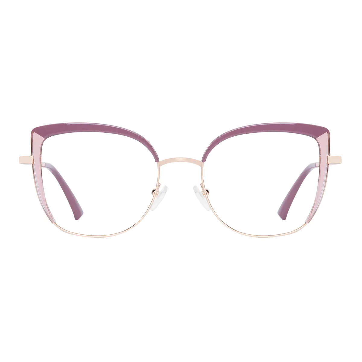 Square Purple Eyeglasses