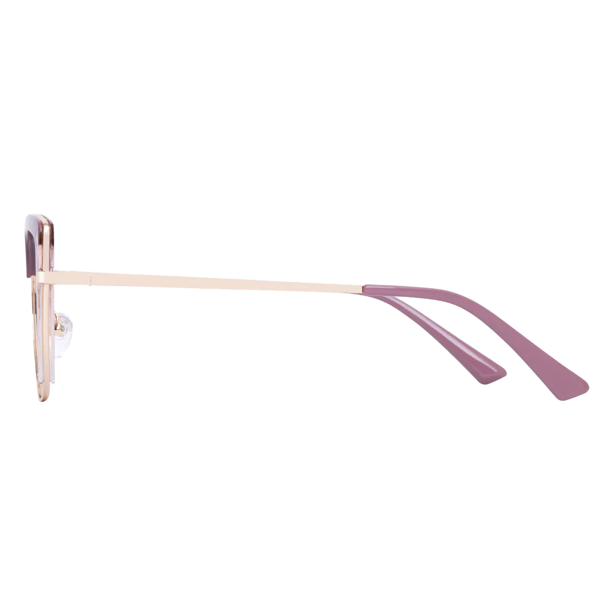 Square Purple Eyeglasses