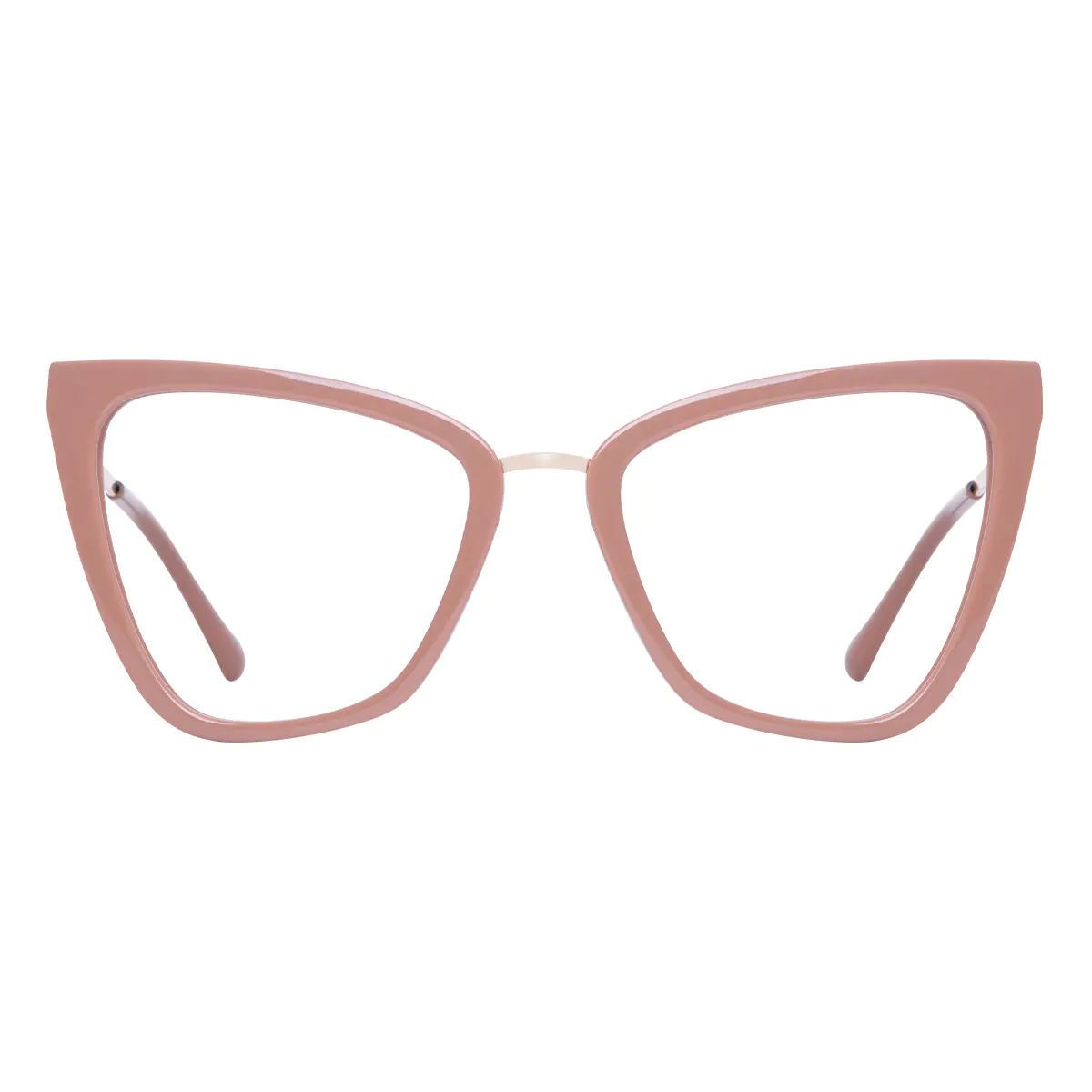 Cat-eye Brown Eyeglasses