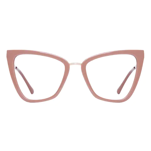Cat-eye Brown Eyeglasses