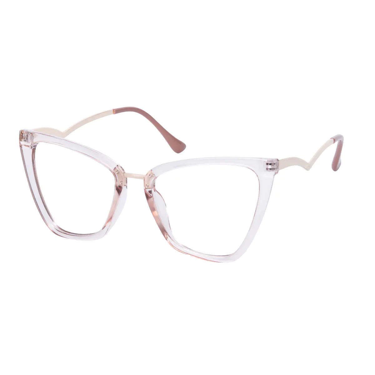 Cat-eye Clear Eyeglasses