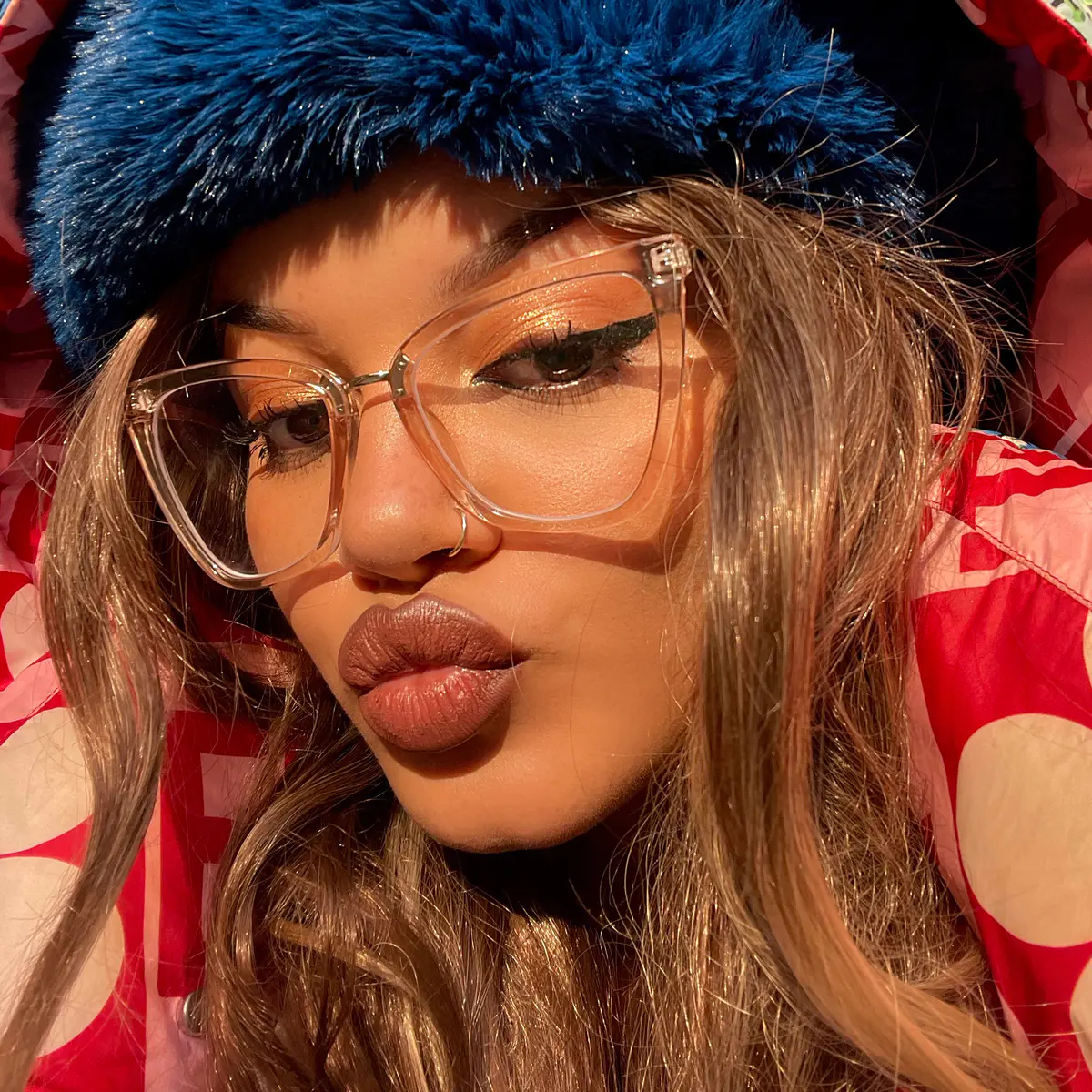 Cat-eye Clear Eyeglasses