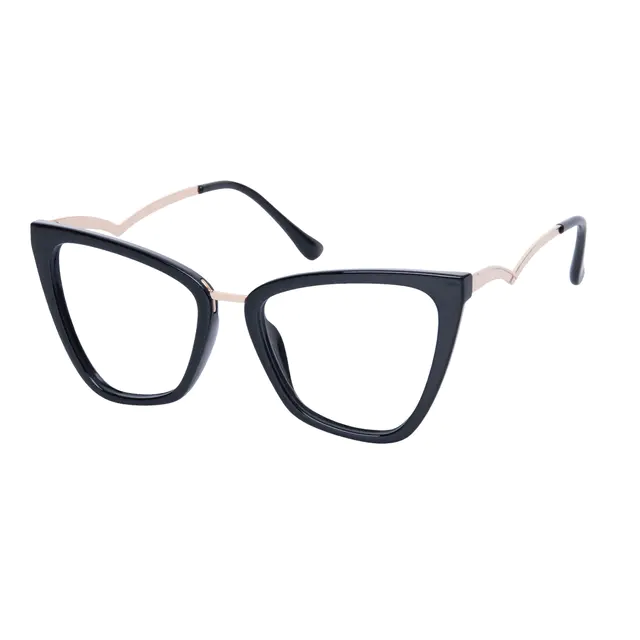 Cat-eye Black Eyeglasses