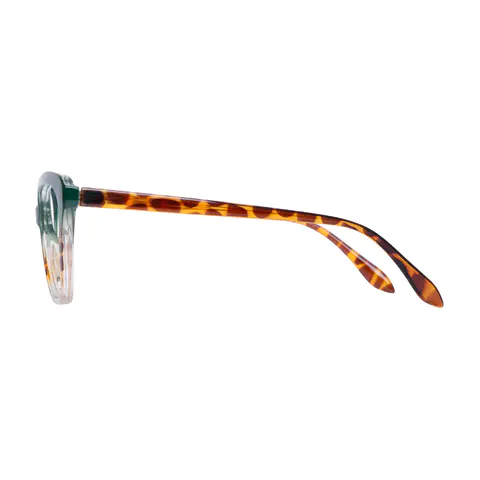 Cat-eye Green/Tortoiseshell Eyeglasses