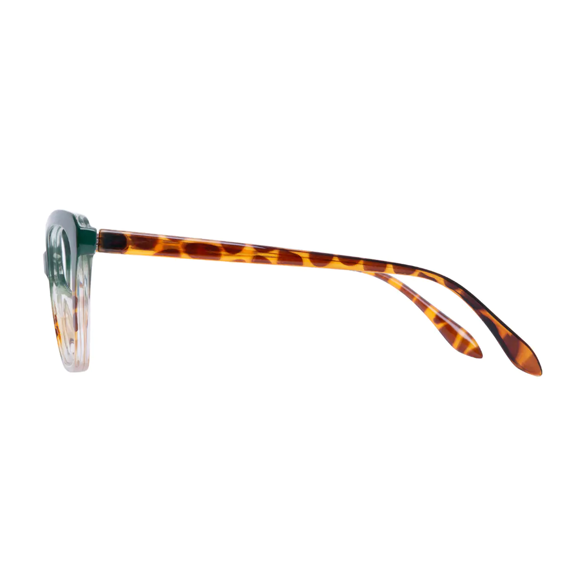 Cat-eye Green/Tortoiseshell Eyeglasses