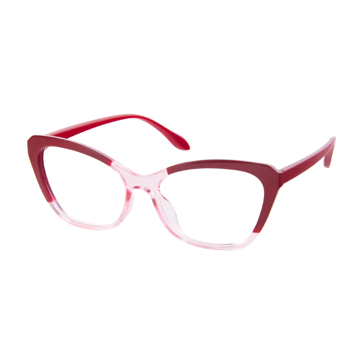 Cat-eye Wine Eyeglasses