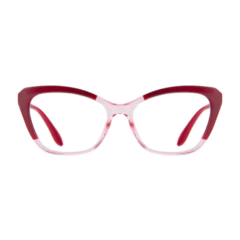 Cat-eye Wine Eyeglasses