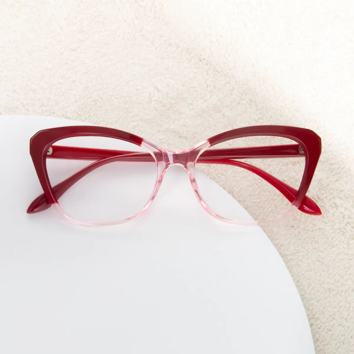 Cat-eye Wine Eyeglasses