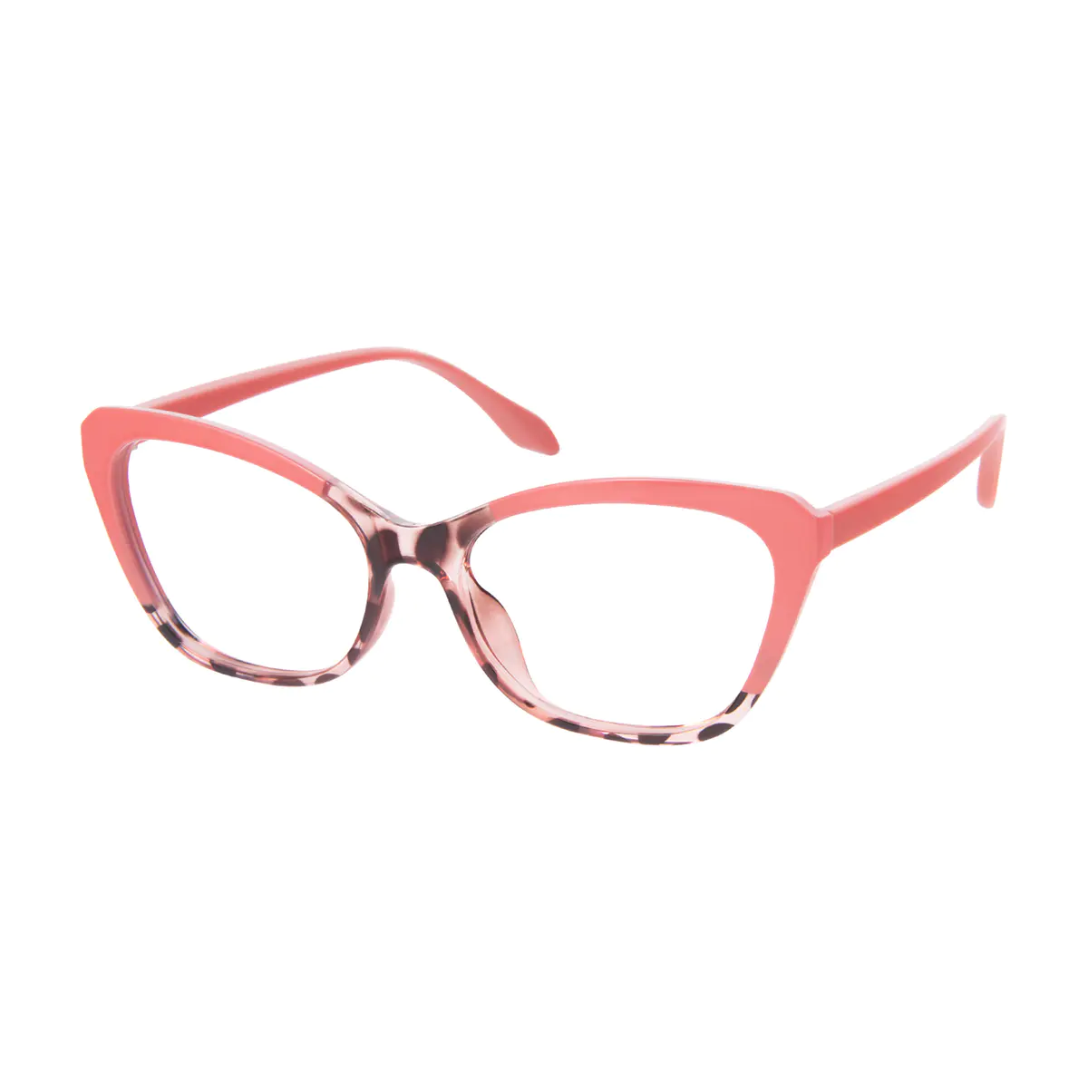 Cat-eye Pink Eyeglasses