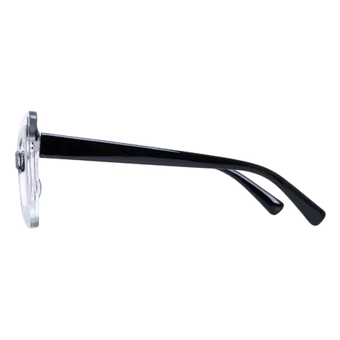 Cat-eye Black/Clear Eyeglasses