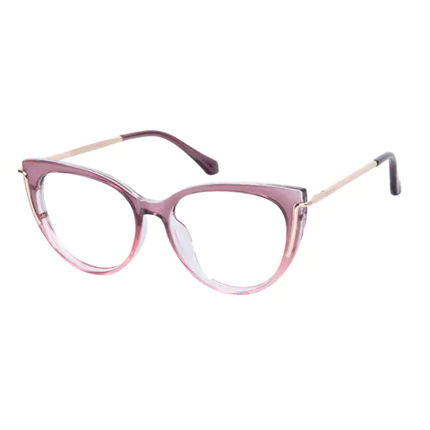 Cat-eye Gradient Pink Eyeglasses