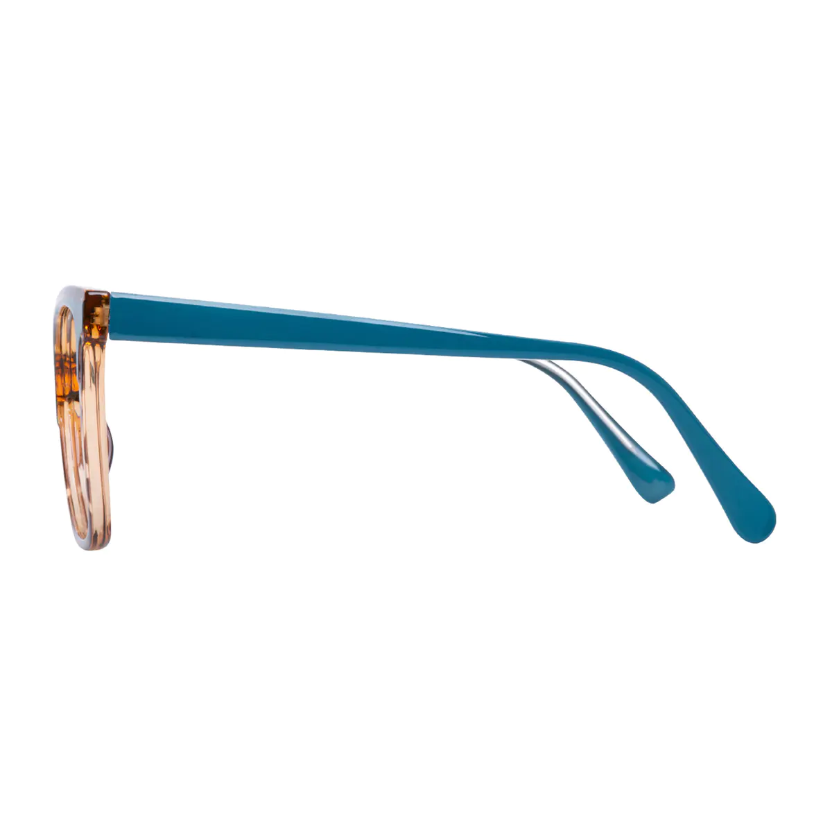 Cat-eye Tortoiseshell/Blue Eyeglasses